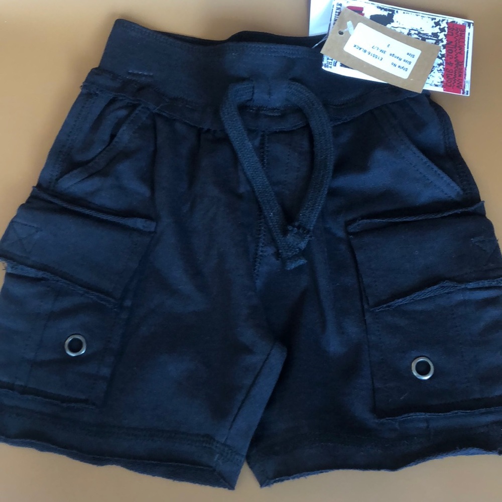 NWT Black Mish Boys Shorts 2T - New With Tags!